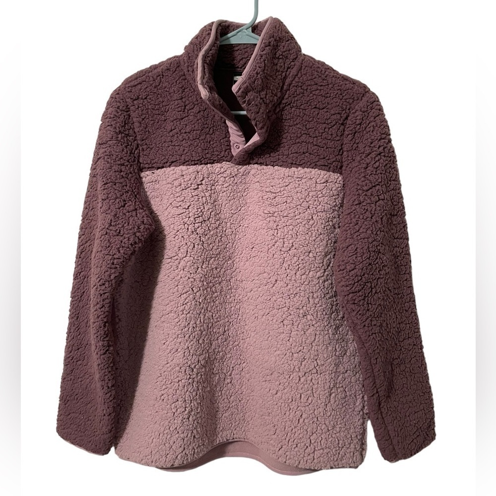32 Degrees NWT Women's Sherpa Mock-Neck Sweatshirt Jacket‎  size Medium